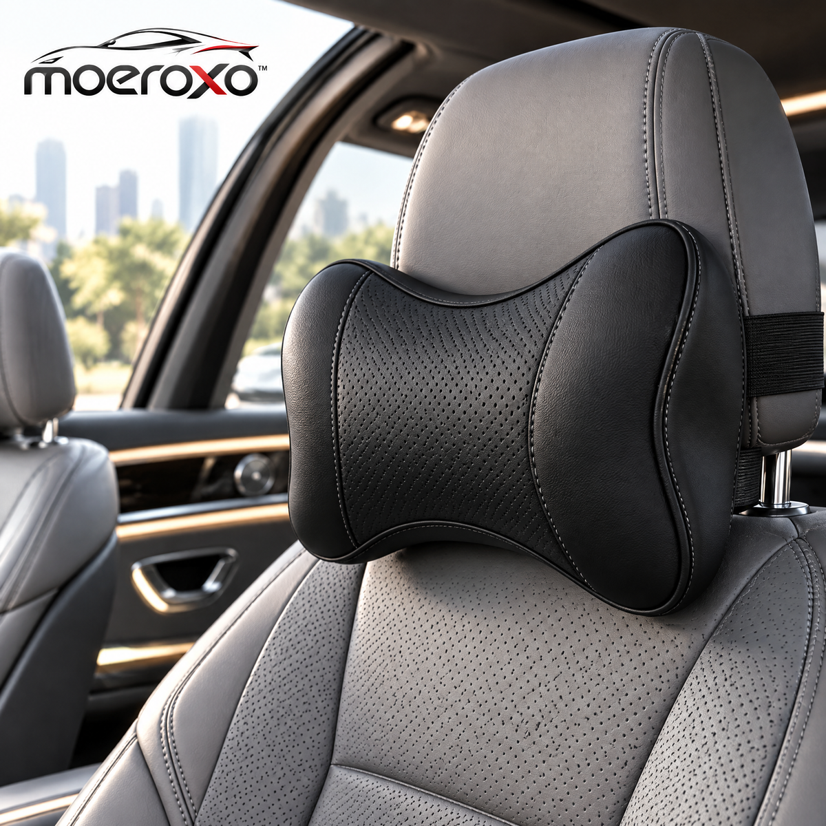 moeroxo™ Luxury Memory Foam Car Neck Pillow