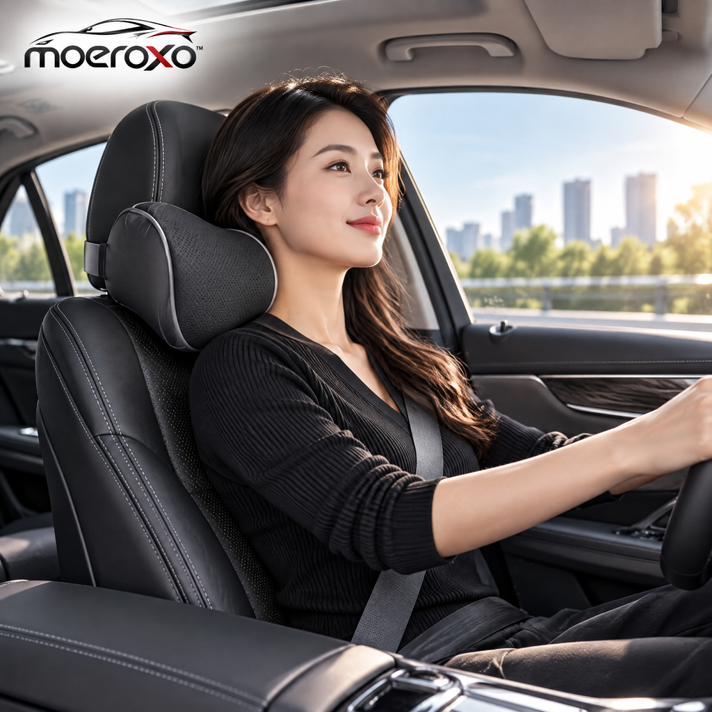 moeroxo™ Luxury Memory Foam Car Neck Pillow