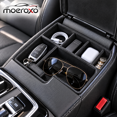 moeroxo™ Car Armrest Storage Box Organizer