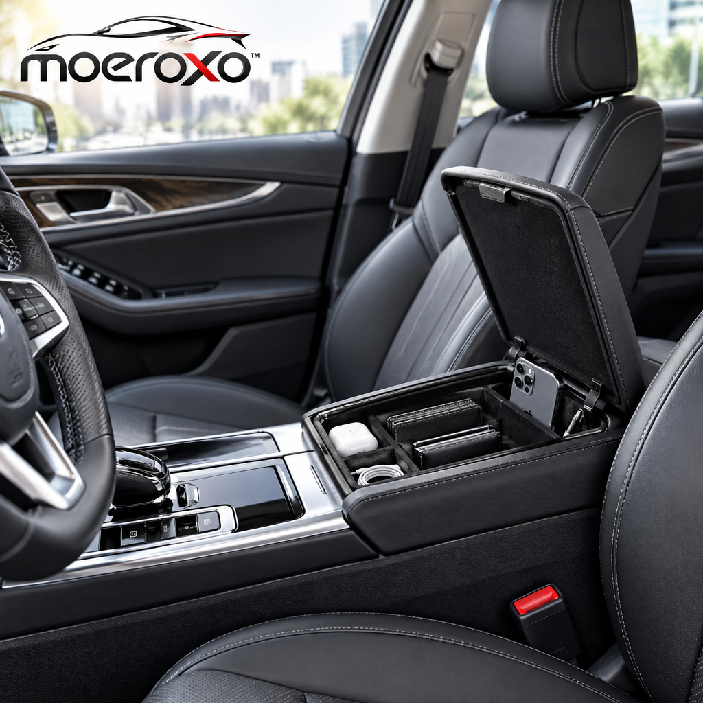 moeroxo™ Car Armrest Storage Box Organizer