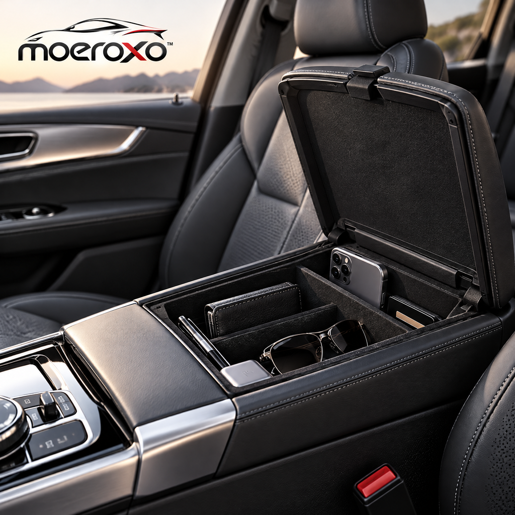 moeroxo™ Car Armrest Storage Box Organizer