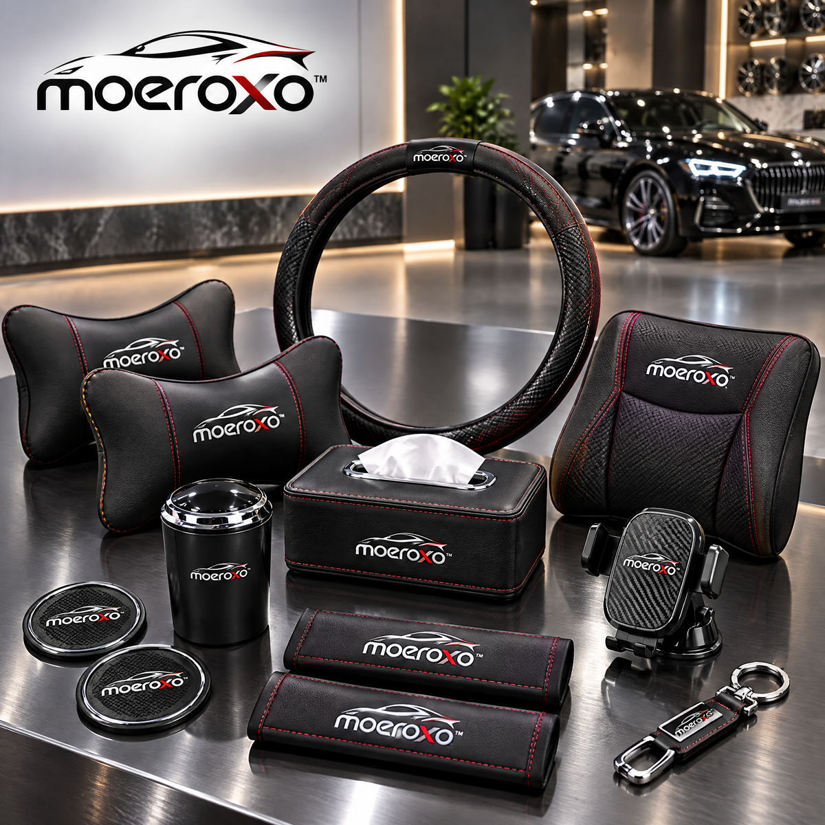 moeroxo™ Luxury Car Interior Decoration Kit