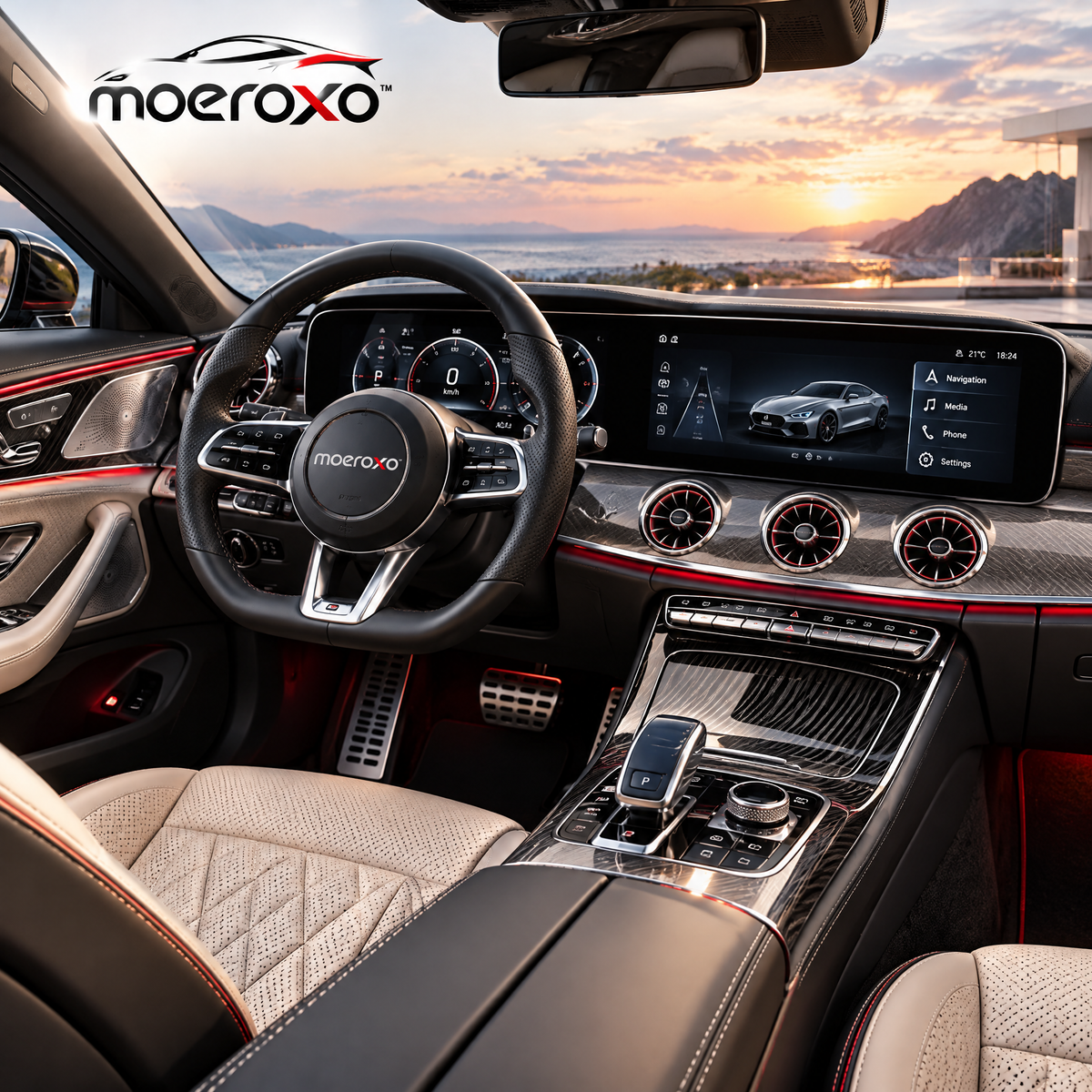 moeroxo™ Luxury Car Interior Decoration Kit